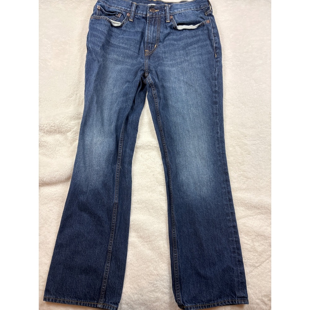 Old Navy Mens Boot-Cut Jeans Medium Wash Denim 32x30 100% Cotton
